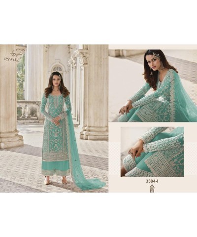 Traditional Wear Indian Designer Salwar Kameez Dupatta Dress Pakistani Ready to Wear Palazzo Suits Choice 1 $45.04 Suits