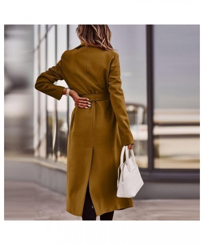 Women's Winter Coats Warm Outwear Wool Lapel Trench Parkacoat Jacket Overcoat Stylsihwi Sweater, S-2XL 2-coffee $23.87 Coats