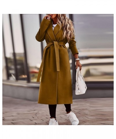 Women's Winter Coats Warm Outwear Wool Lapel Trench Parkacoat Jacket Overcoat Stylsihwi Sweater, S-2XL 2-coffee $23.87 Coats