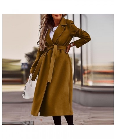 Women's Winter Coats Warm Outwear Wool Lapel Trench Parkacoat Jacket Overcoat Stylsihwi Sweater, S-2XL 2-coffee $23.87 Coats