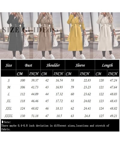 Women's Winter Coats Warm Outwear Wool Lapel Trench Parkacoat Jacket Overcoat Stylsihwi Sweater, S-2XL 2-coffee $23.87 Coats