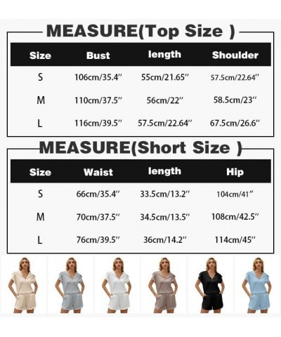 Women Sweatsuits Two Piece Outfits Half Zip Lapel Short Sleeve Sweatshirt and High Waisted Shorts Casual Tracksuit Purple $22...