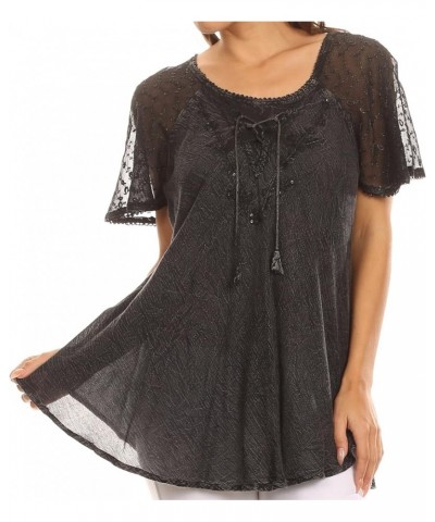 Everyday Essentials Caftan Tank Dress/Cover Up Charcoal $15.19 Dresses