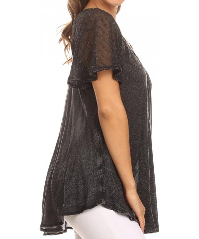 Everyday Essentials Caftan Tank Dress/Cover Up Charcoal $15.19 Dresses