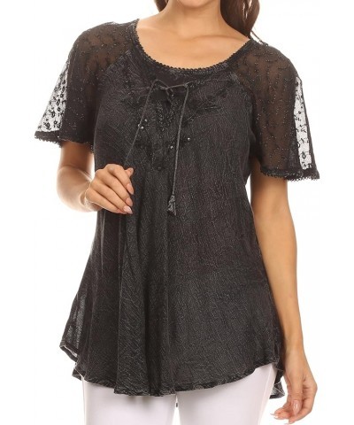 Everyday Essentials Caftan Tank Dress/Cover Up Charcoal $15.19 Dresses