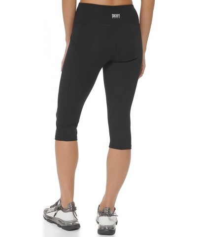 womens High Waist Tummy Control Cropped Workout Yoga Leggings Black $10.15 Activewear