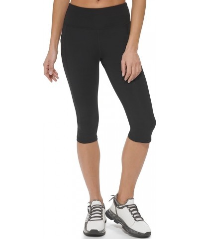 womens High Waist Tummy Control Cropped Workout Yoga Leggings Black $10.15 Activewear