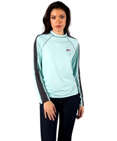 Women's Adjustable K1 Ls Tech Tee Shirt Light Blue $27.24 T-Shirts