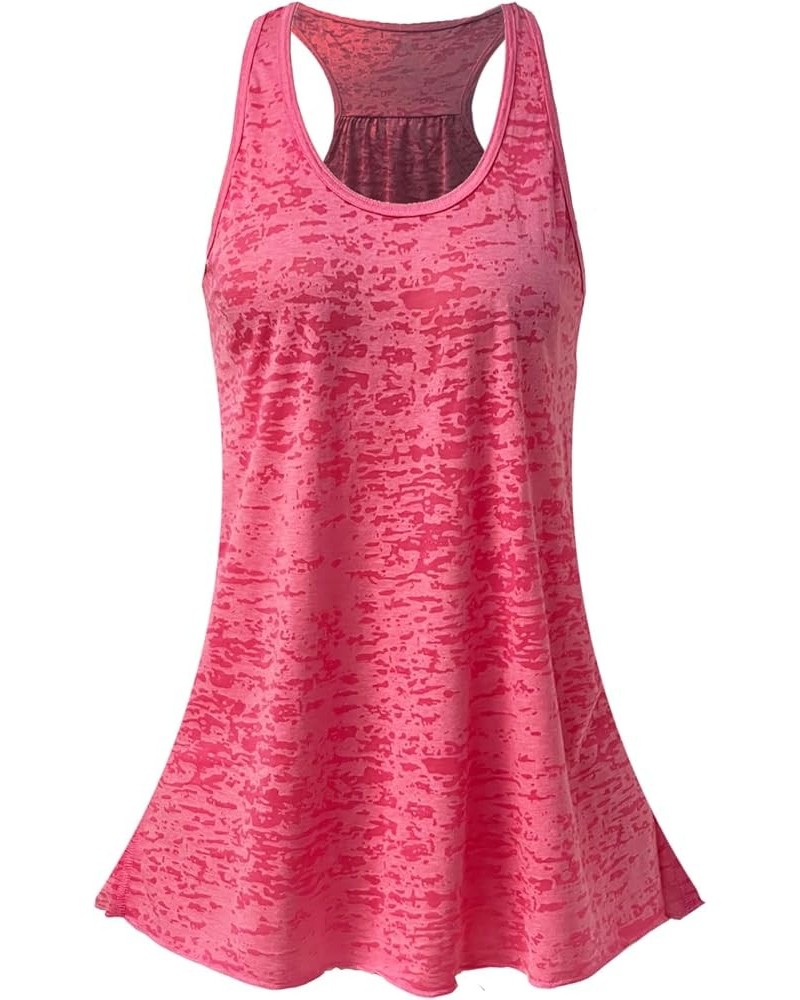 Flowy Triblend Racerback Tank Pink B $11.19 Tanks