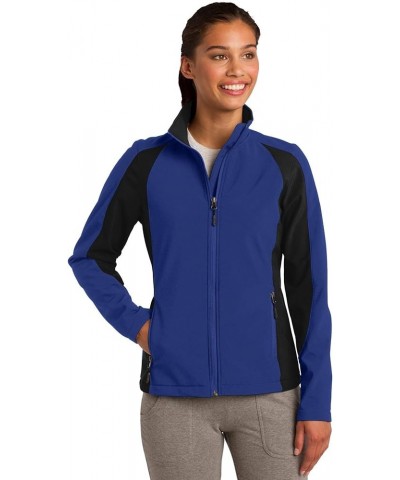 Women's Water-Resistant Soft Shell Jacket True Royal/ Black $25.24 Jackets