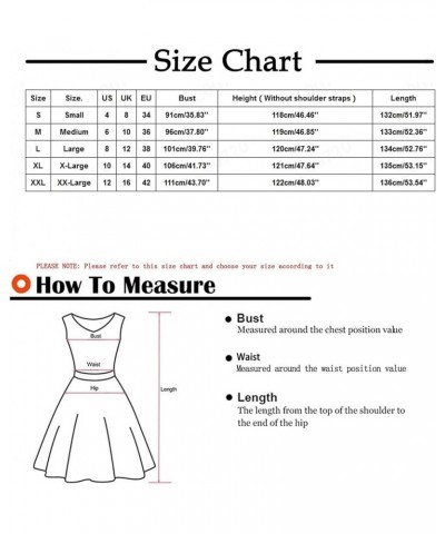 Summer Dresses for Women 2024 Fashion Printed V Neck Maxi Dress Casual Spaghetti Strap Loose Dress Long Beach Dress 01 Black ...