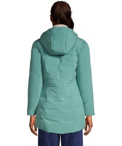 Women's Quilted Stretch Down Coat Teal Shadow $80.99 Jackets