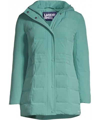 Women's Quilted Stretch Down Coat Teal Shadow $80.99 Jackets