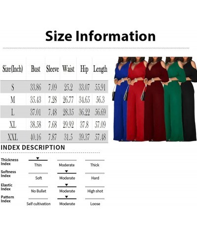 Women Sexy Dressy V-Neck Short Sleeve Off The Shoulders One Piece Formal Jumpsuits Rompers Overalls 2024 New Pants Red $12.71...