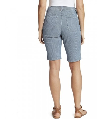 Women's Mid Rise Feminine Cut Bermuda Short, Los Feliz Ticking Stripe, 8 $15.20 Shorts