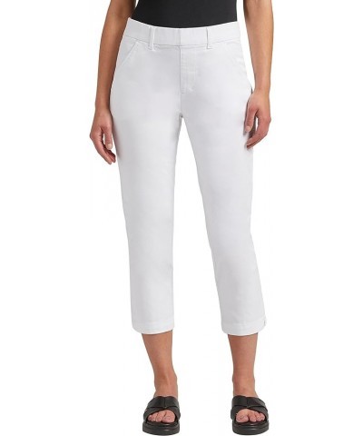 Women's Maddie Pull-on Capri Pant White $11.85 Jeans