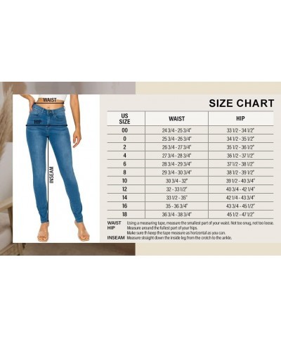 Cali1850 Women's Denim Daydream Skinny Jeans - Super Stretchy Soft Stylish Knit Denim Slim Fit Comfy Casual Pants Hermosa_med...