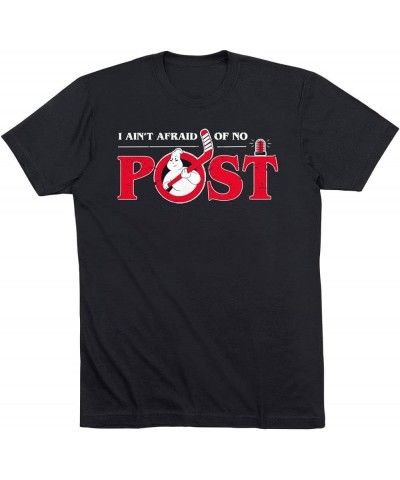 Hockey Ain't Afraid of No Post Tee | Short Sleeve Hockey T-Shirt | Youth and Adult Sizes Adult Black $17.93 Activewear