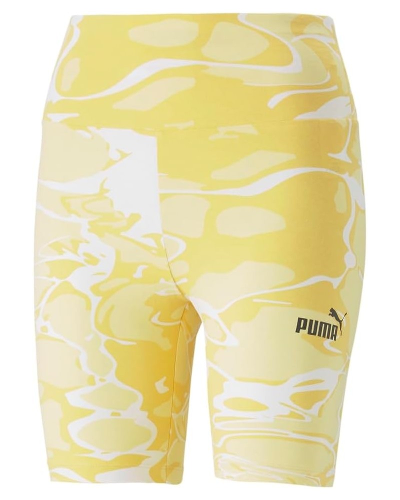 Summer Splash All Over Print 7" Short Tights Light Straw $9.51 Activewear