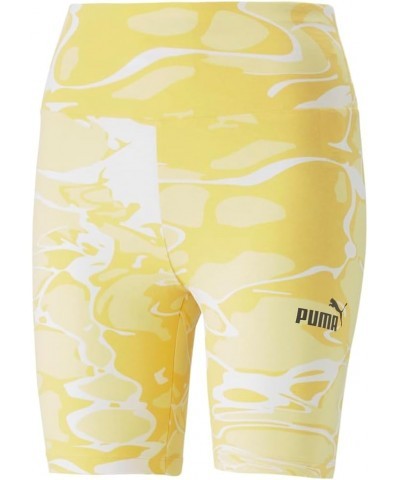 Summer Splash All Over Print 7" Short Tights Light Straw $9.51 Activewear