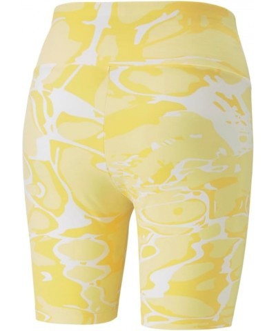 Summer Splash All Over Print 7" Short Tights Light Straw $9.51 Activewear