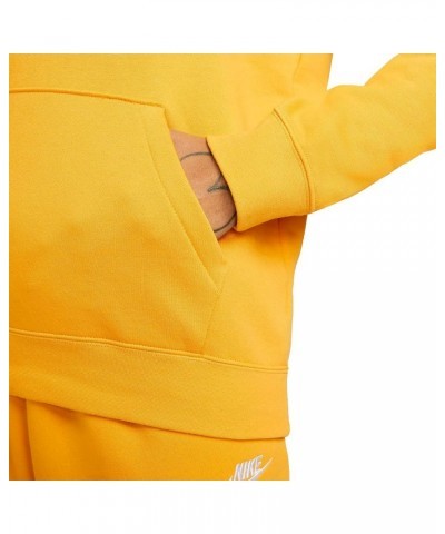 Sportswear Club Fleece Women's Logo Pullover Hoodie Yellow Ochre/White $25.35 Activewear