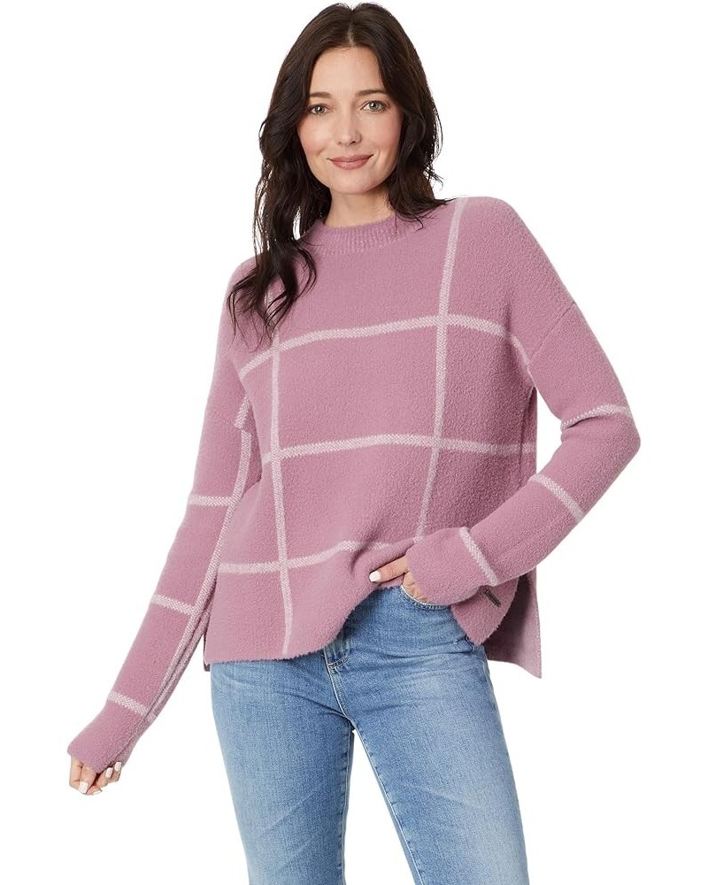 Women's Olivia Plush Sweater Orchid Birdseye $43.81 Sweaters