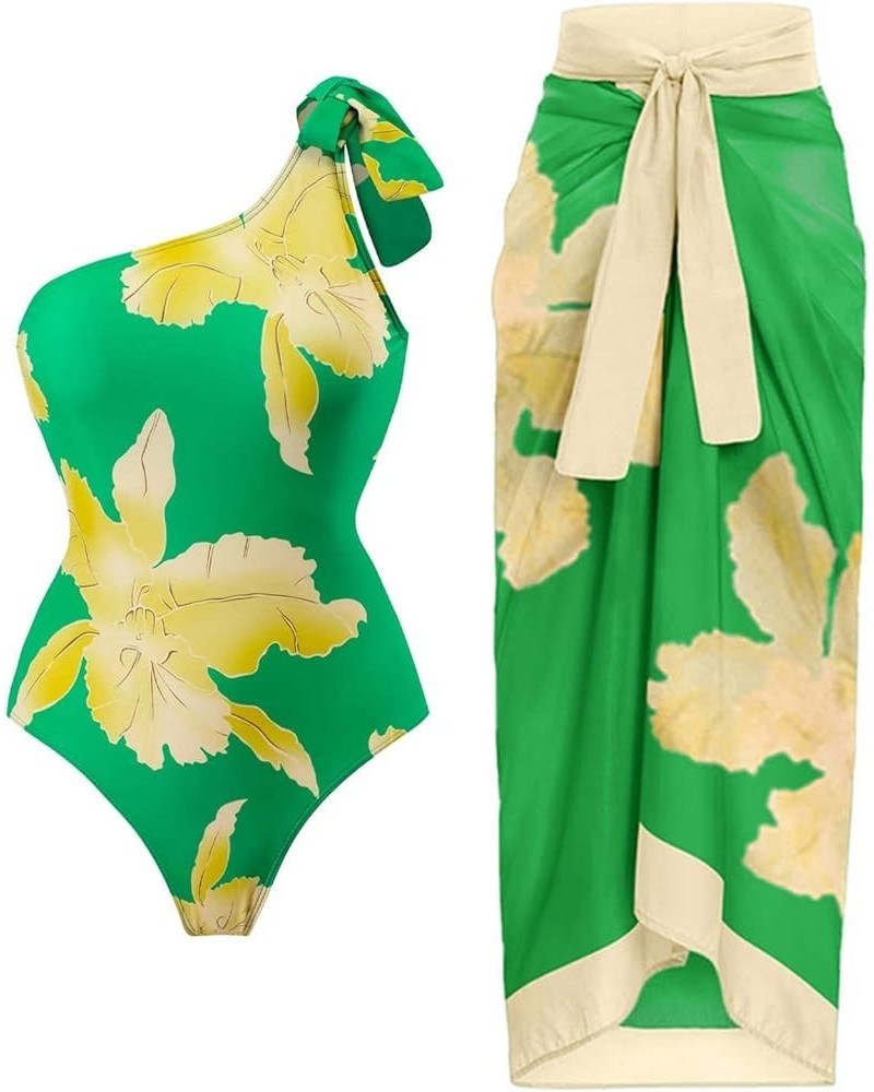 Women Swimwear Two Piece Set Swim Dress Tops Vintage Print Swimsuit Monokini Bikini Set Sexy - 26 $16.91 Swimsuits