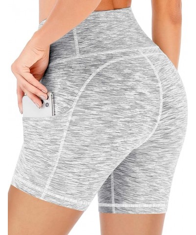 Yoga Shorts for Women with Pockets 8"/5" Biker Shorts for Women High Waisted Workout Shorts Compression Running Shorts 5" Spa...