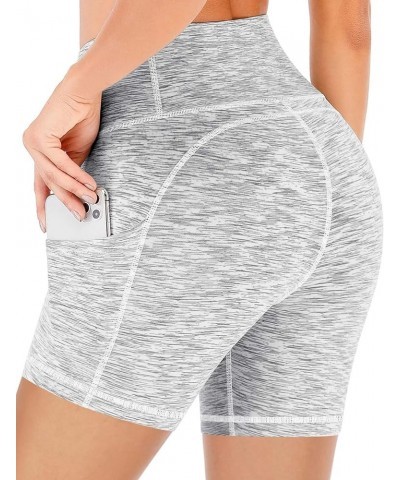 Yoga Shorts for Women with Pockets 8"/5" Biker Shorts for Women High Waisted Workout Shorts Compression Running Shorts 5" Spa...