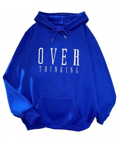 Hoodies for Women Y2K Trendy Fall 2023 Solid Color Loose Ladies Sweater 2023 Spring And Autumn One Womens Blue $6.15 Hoodies ...