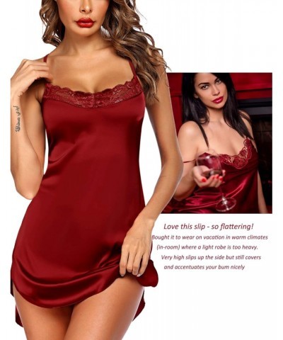 Lingerie for Women Lace Chemise Sexy Nightgown Babydoll Sleepwear 2 Pack $19.72 Lingerie