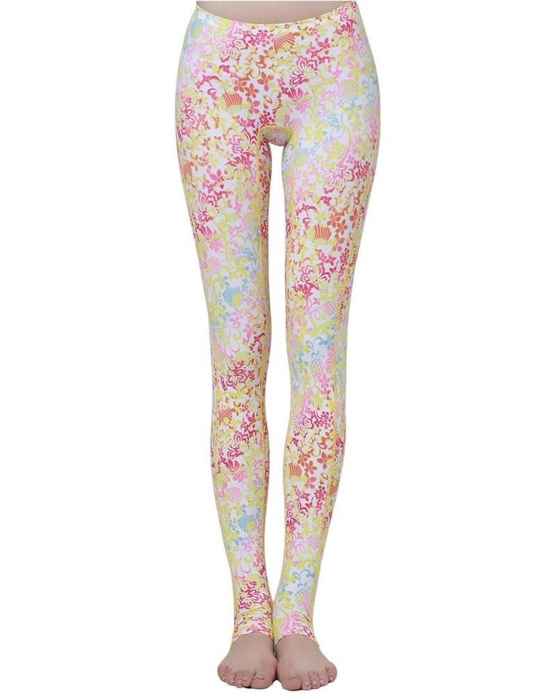 Surfing Leggings Women Swim Tights Swimming Pants Sun Protection Floral Pink $9.24 Others