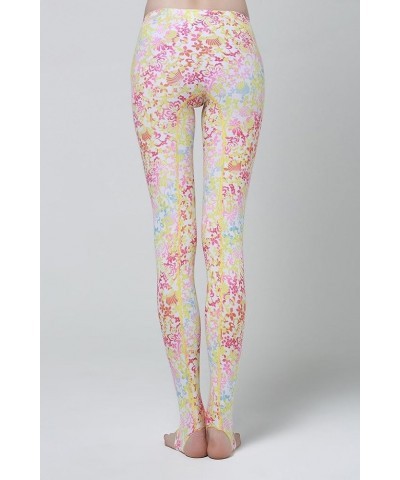 Surfing Leggings Women Swim Tights Swimming Pants Sun Protection Floral Pink $9.24 Others