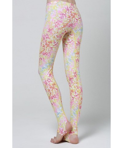 Surfing Leggings Women Swim Tights Swimming Pants Sun Protection Floral Pink $9.24 Others