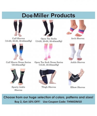 Open Toe Compression Socks for Women and Men 15-20mmHg, Shin Splints, Varicose Veins and Calf Injury Recovery Pink-white $10....