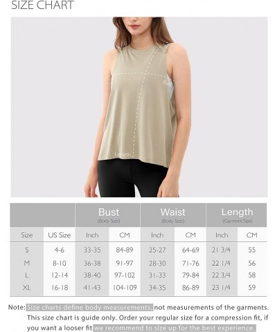 3-Pack Loose Tank Tops for Women Sleeveless Gym Athletic Workout Tops Yoga Shirts Steel (Long)-1 Pack $13.52 Activewear