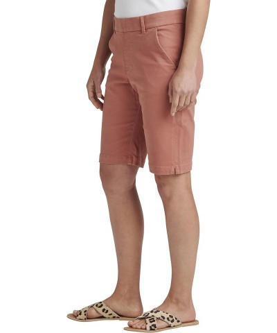 Women's Maddie Mid Rise Bermuda Pull-on Short, Brick, 8 $14.80 Shorts