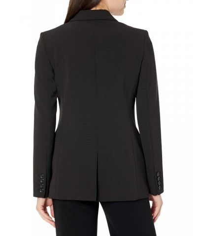 Women's Missy Foundation Long Sleeve Jacket, Black with Button, 8 $29.25 Blazers