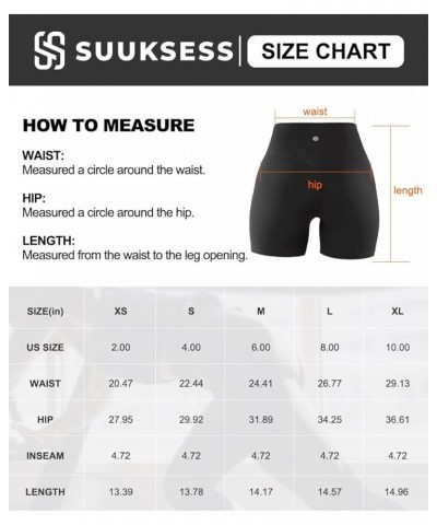 Women No Front Seam Buttery Soft Workout Shorts Ruched High Waisted Tummy Control Gym Shorts 4.72 inch 1 Recycled Tie Dye Bla...