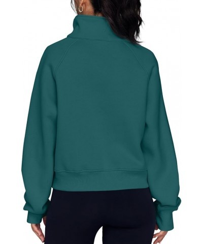 Womens Sweatshirts 2023, Women's Fashion Casual Long Sleeved Sports Oversized Solid Color Sweater 3-dark Green $9.20 Hoodies ...