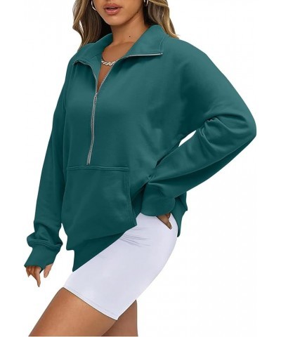 Womens Sweatshirts 2023, Women's Fashion Casual Long Sleeved Sports Oversized Solid Color Sweater 3-dark Green $9.20 Hoodies ...