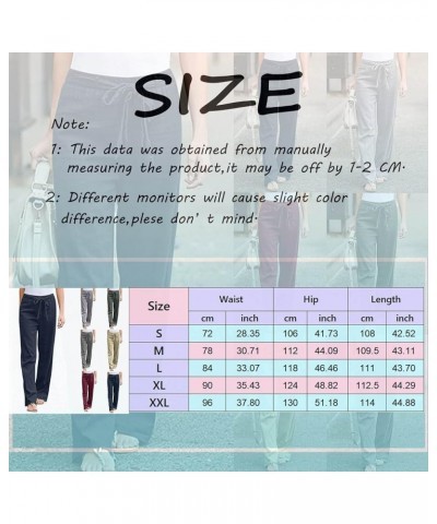 Wide Leg Pants for Women High Waisted Stretch Casual Pants Baggy Stretchy Comfy Trousers with Pockets Khaki $6.22 Pants