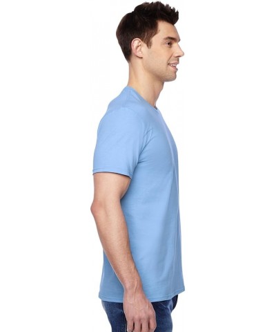 SF45R Adult 4.7 oz. Sofspun® Jersey Crew T-Shirt Light Blue $8.98 Activewear