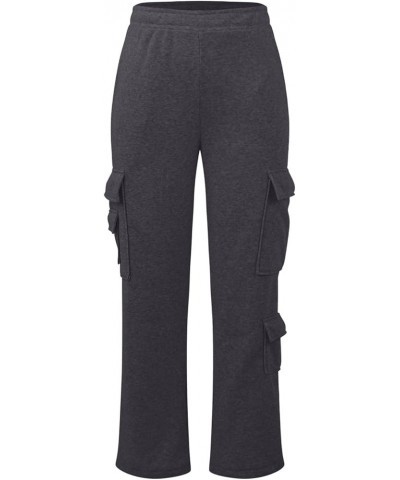 Women's Sweatpants High Waisted Baggy Lounge Wide Leg Straight Pants Workout Yoga Pants 2a-dark Purple $8.35 Activewear