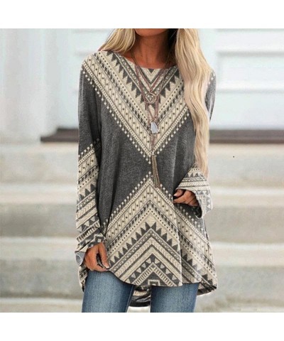 Aztec Vintage Sweatshirt for Women Casual Cowboy Pullover Shirt Western Ethnic Pattern Country Artistic Tops Aztec 15 $13.50 ...