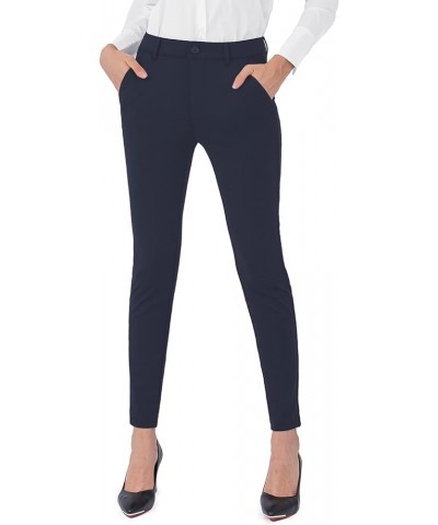 Dress Pants for Women High Waisted Skinny Leg Pants Work Business Trousers Formal Office Tummy Control Slacks Petite 27" Inse...