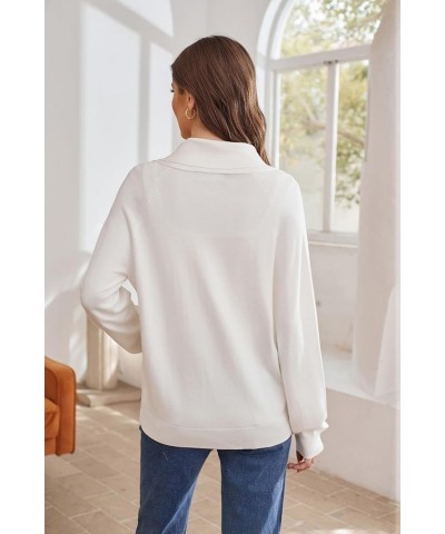 Women's Shawl Collar Sweater Blazer Long Sleeve Button Up Cardigans Lightweight Knit Jacket with Pockets White $9.68 Sweaters