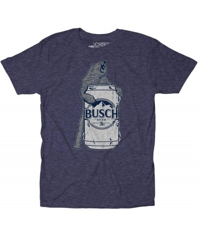 Busch Call of The Wild Unisex Beer T-Shirt Men Bear - Navy $18.87 T-Shirts