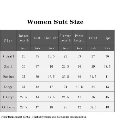 2 PC Double Breasted Pants Suit for Women Notch Lapel Office Lady Suit for Work Business Suit Prom Suit Grey $29.25 Suits